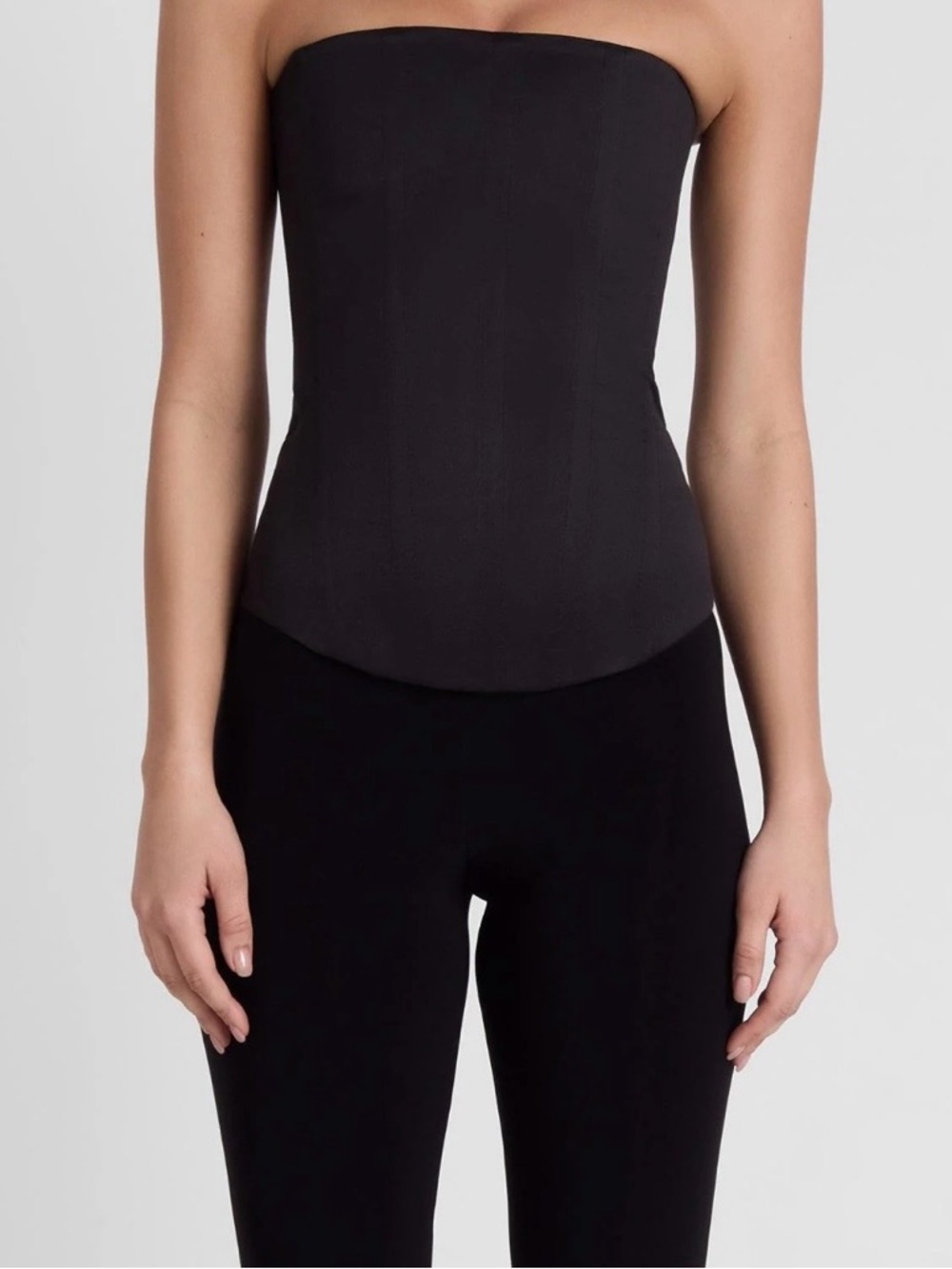 Leau Satin Corset Top Size S